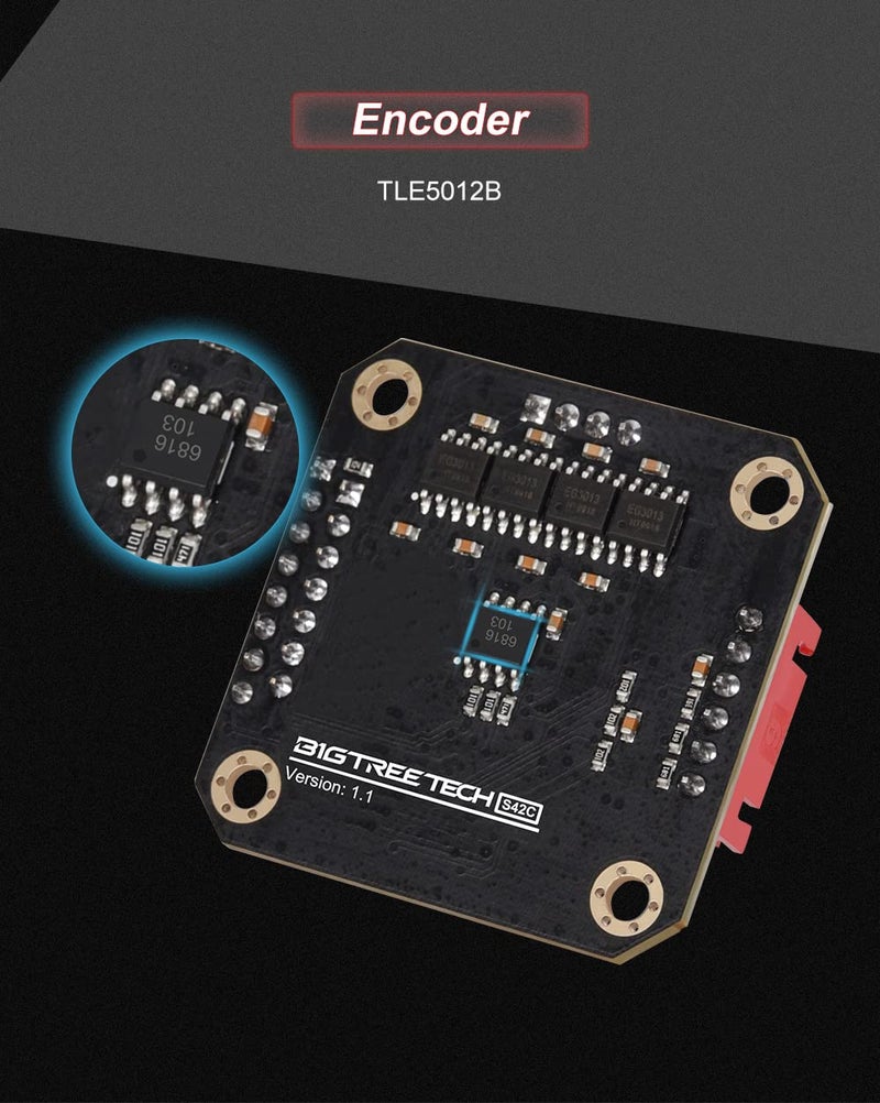 BIQU BIGTREETECH S42C V1.1 High Speed Closed Loop Driver Control Board 42 Stepper Motor Prevent Multi-Step and Losing Steps with Low Heat Generation for 3D Printer (S42C V1.1+Metal Protective Cover) - Image 5